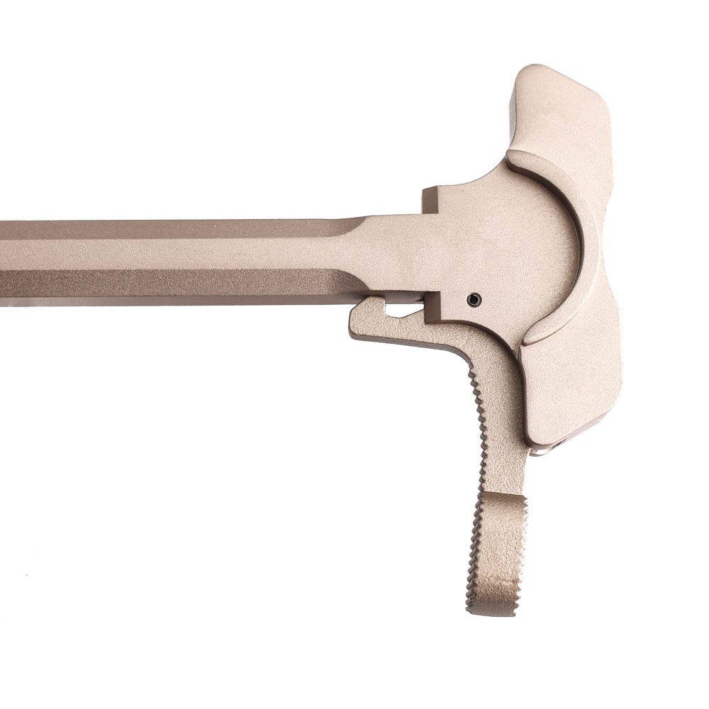 AR-15 Battle Hammer Charging Handle w/ Oversized Latch -Tan AR-15 Battle Hammer Charging Handle w/ Oversized Latch -Tan